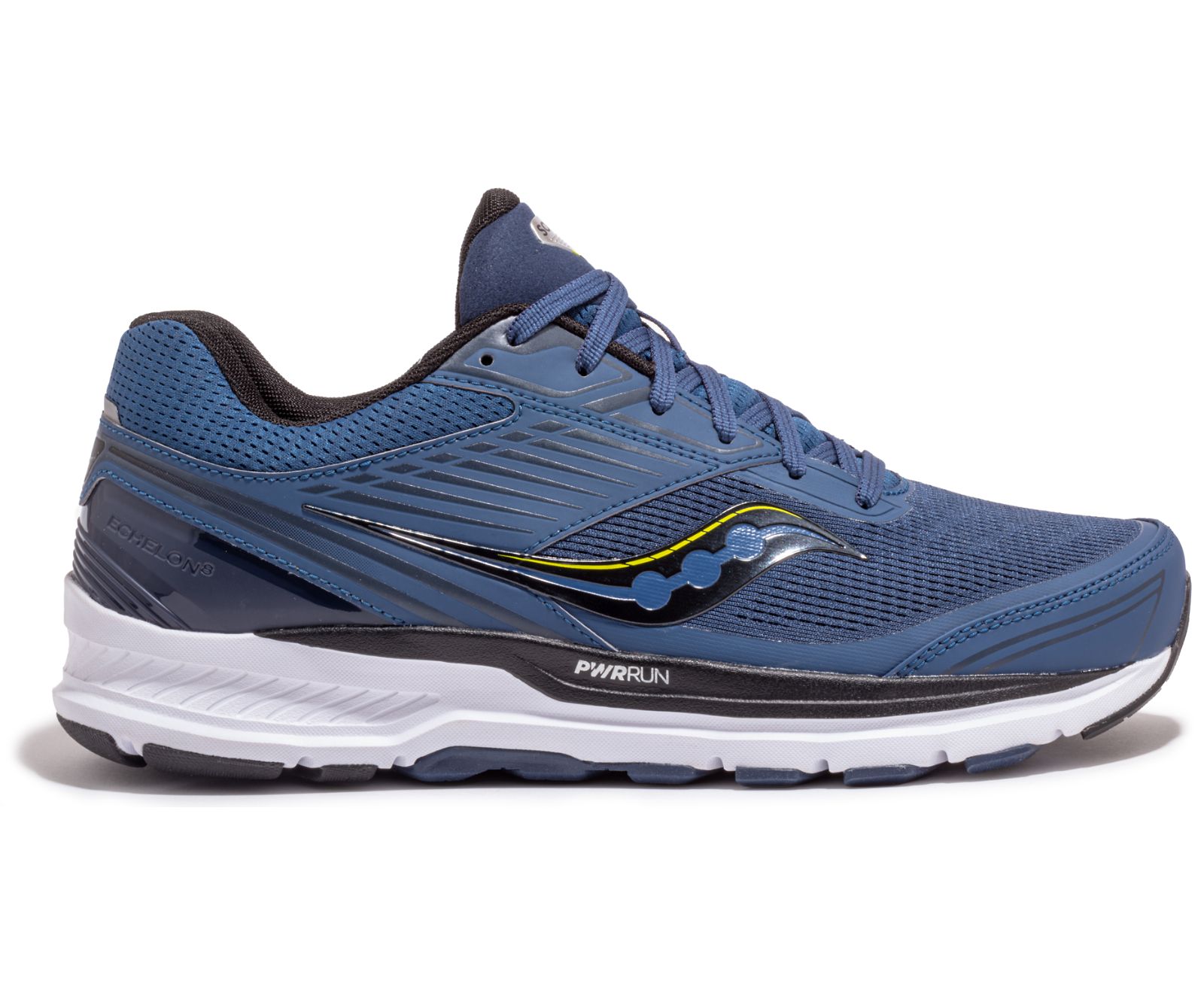 Men\'s Saucony Echelon 8 Running Shoes Navy / Black | Singapore 458HAPK